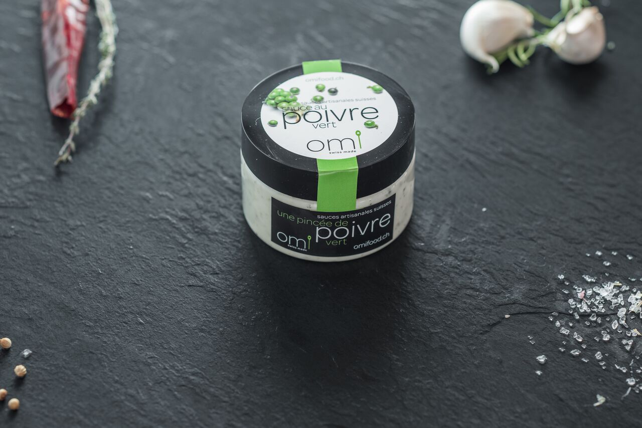 Sauce au poivre vert