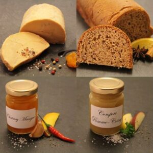 Panier foie gras de canard artisanal
