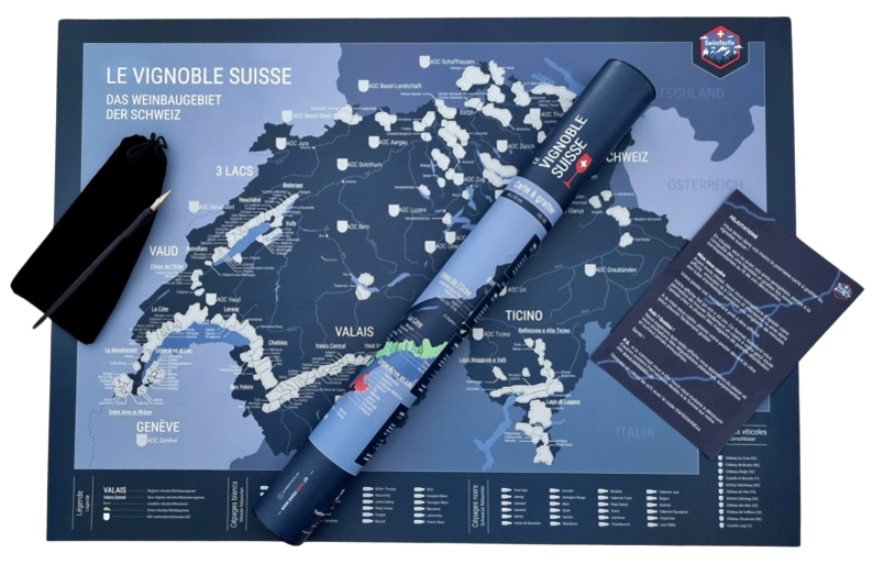 Carte à gratter du vignoble suisse – Image 2