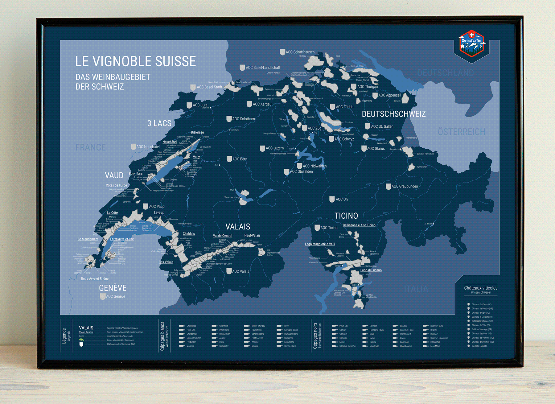 Carte à gratter du vignoble suisse – Image 3